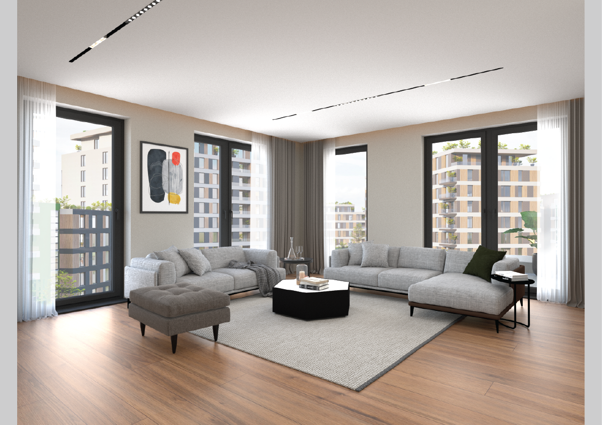 MONOPOL CITY OBJEKTI B LAMELA 142.80m² KATI 4 deri 7